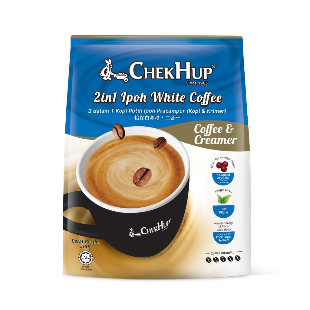 Amazon.com : Malaysia Authentic Chek Hup 2 In 1 Ipoh White Coffee